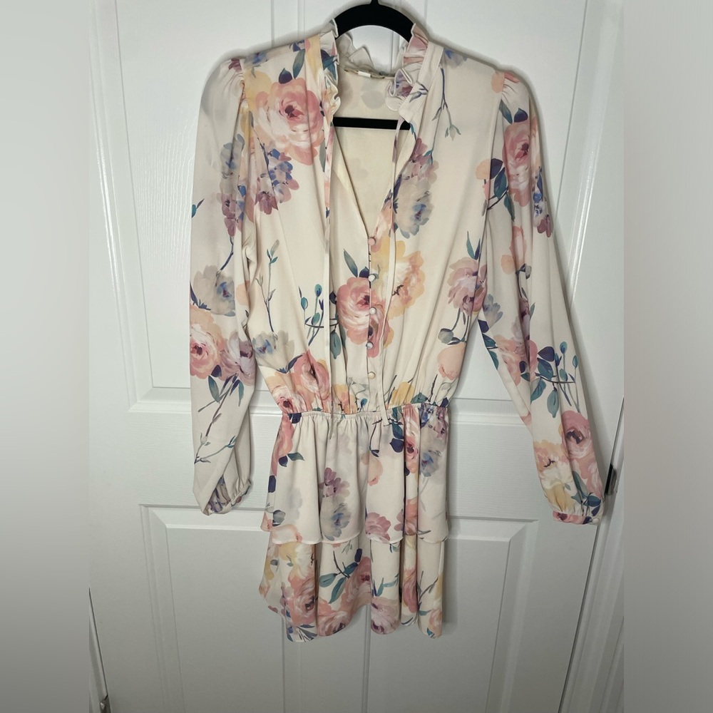 Yumi Kim Dutch Roses Ivory Love Always Dress Size Medium